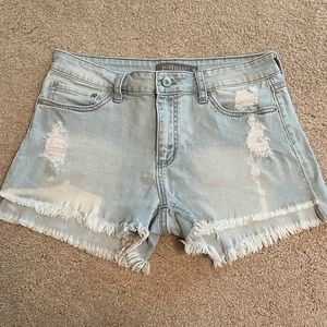 Euc light blue jean shorts
